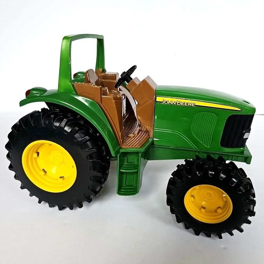 John Deere Tough Tractor 1/16 Scale Diecast Hood Farm Toy  ERTL Large 1601